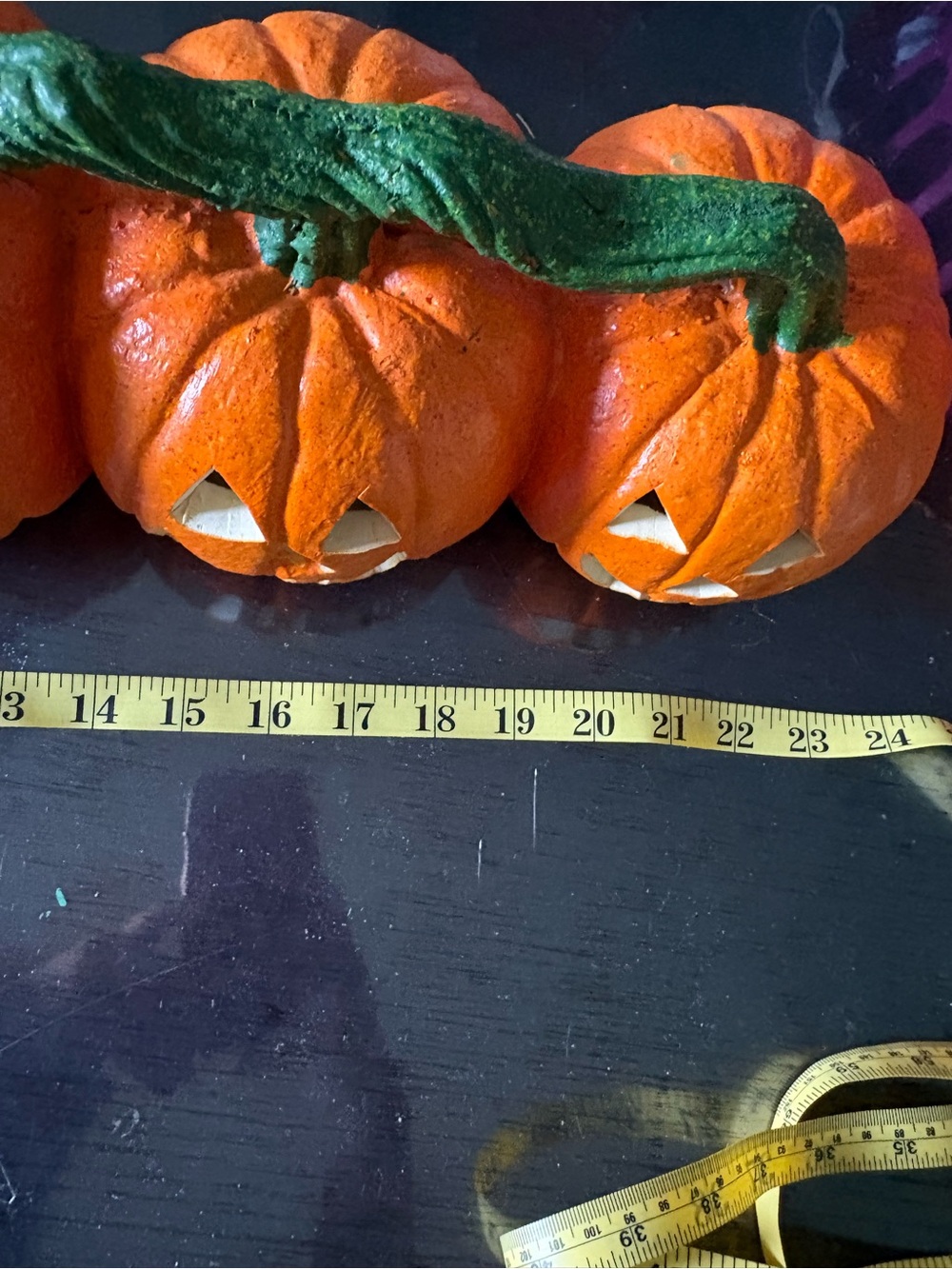 Halloween Pumpkin Jack-O'-Lantern Set - Lights Sounds Working - Picture 15 of 16
